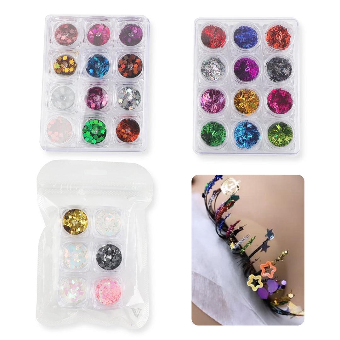 Sequins Holographic Art Glitter For Lash Art Decor