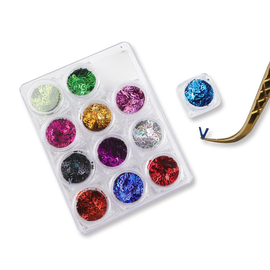 Sequins Holographic Art Glitter For Lash Art Decor