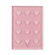 Heart-Shaped Pink Glue Holder