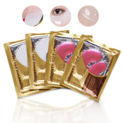 Pink Color 10 Pair Collagen Eye Mask Crystal Gel Eye Pad