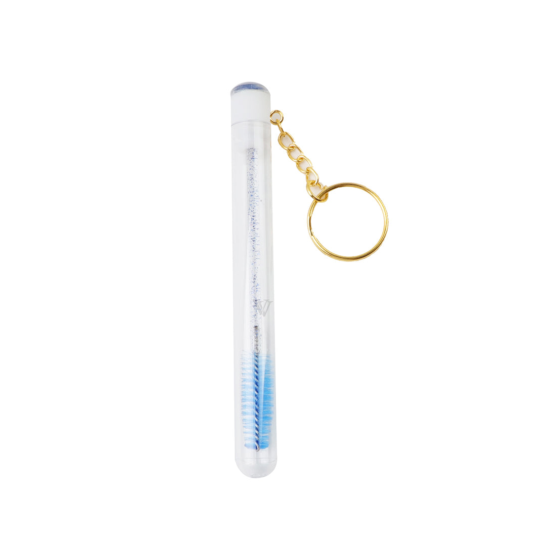 Diamond Bottle Glitter Mascara Brushes With Ring