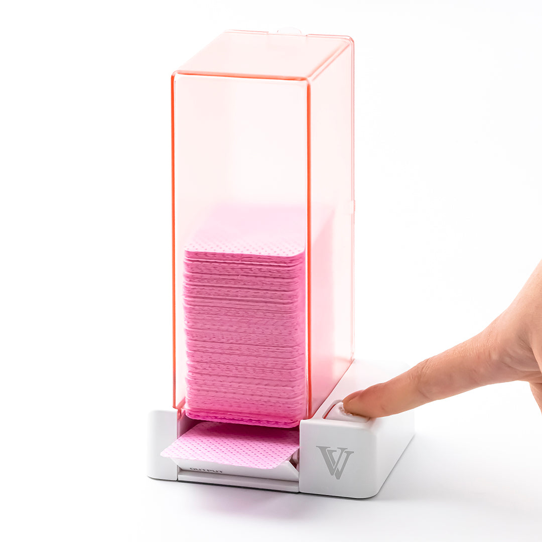 Press Out Cotton Pad Dispenser Storage