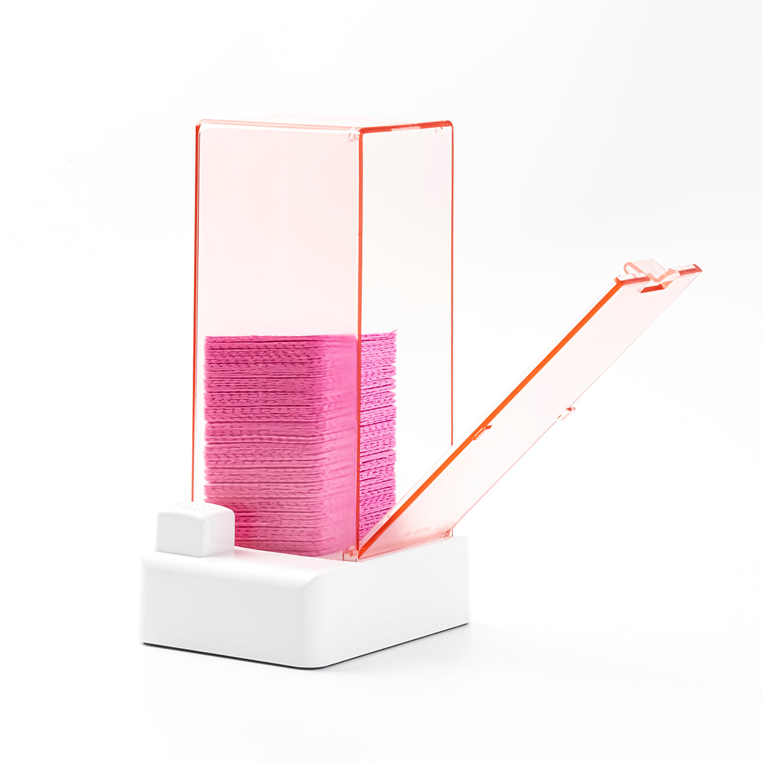 Press Out Cotton Pad Dispenser Storage